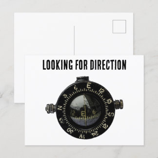 Carte Postale Aventure de navigation de survie de la boussole mi