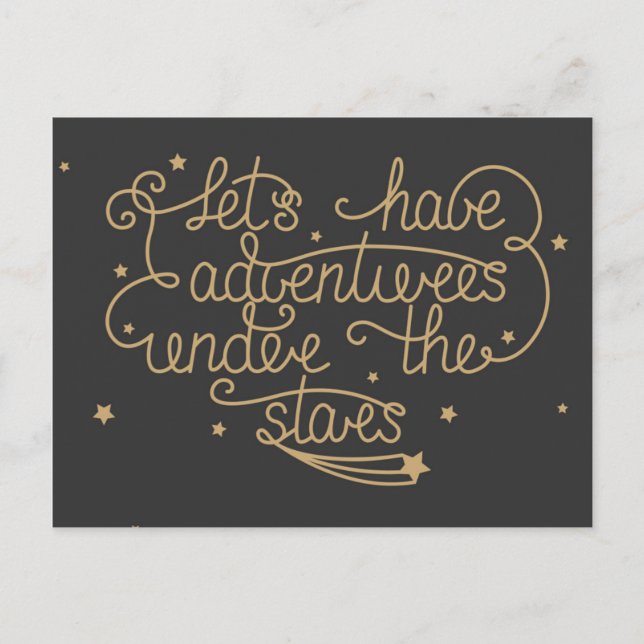 Carte Postale Aventures (Devant)