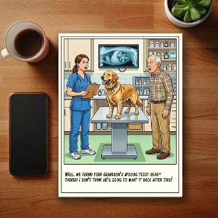Carte Postale Aventures de la clinique vétérinaire d'urgence en