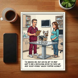 Carte Postale Aventures de la clinique vétérinaire d'urgence en 