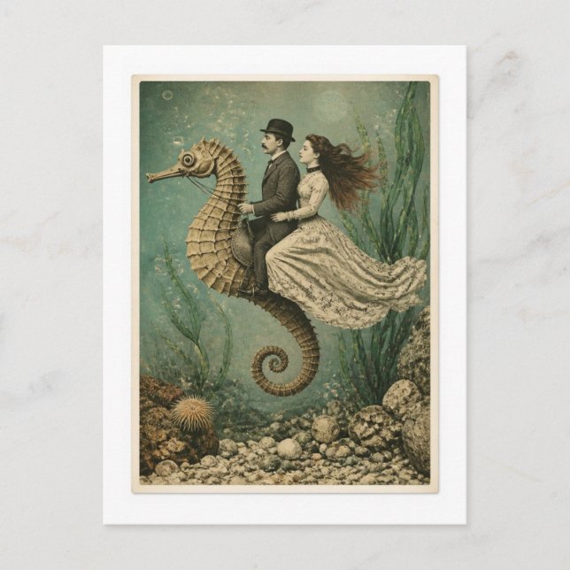 Carte Postale Aventures de l'Hippocampe (Devant)