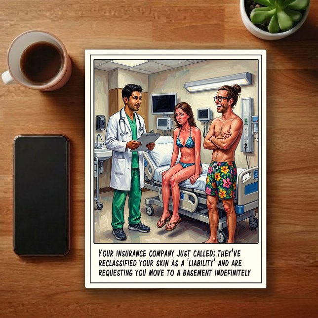 Carte Postale Aventures de salle d'urgence dessin animé (Créateur téléchargé)