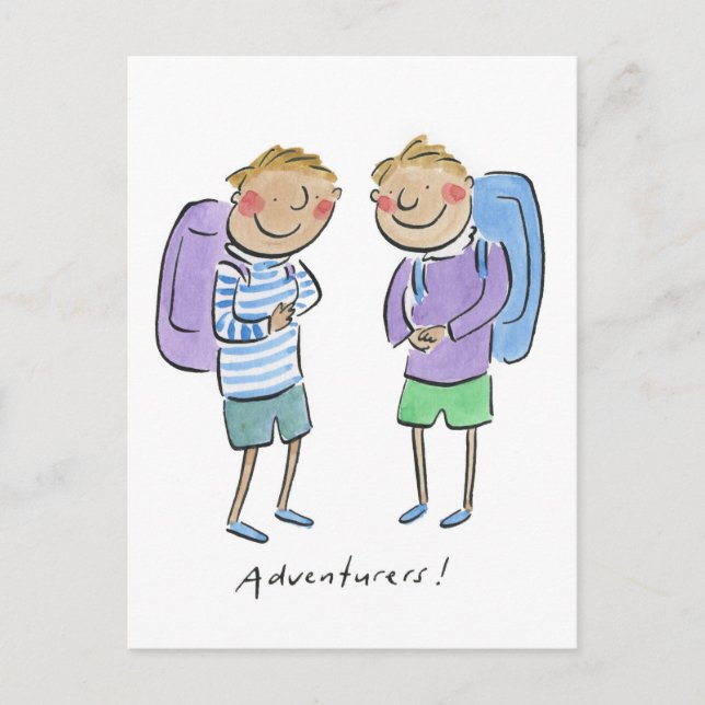 Carte Postale Aventurier (Devant)