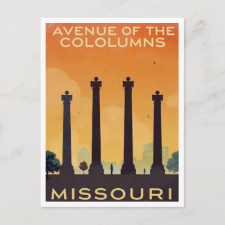 Carte Postale Avenue des Colonnes du Missouri Art