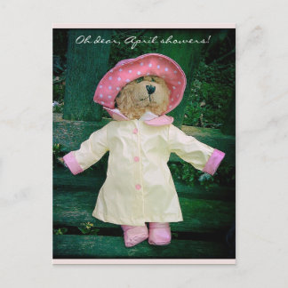 Carte Postale Averses d'avril