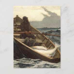 Carte Postale Avertissement de brouillard par Winslow Homer