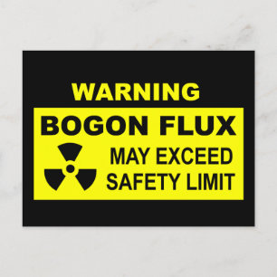 Carte Postale Avertissement : Flux de Bogon