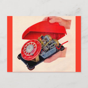 Carte Postale aveu de téléphone