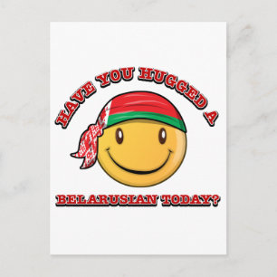 Carte Postale Avez-vous embrassé un biélorusse aujourd'hui ?