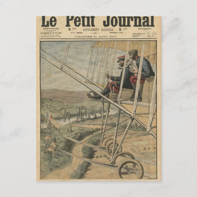 Carte Postale Aviateurs militaires sur le front de l'Est (Devant)