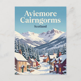 Carte Postale Aviemore Cairngorms, Écosse