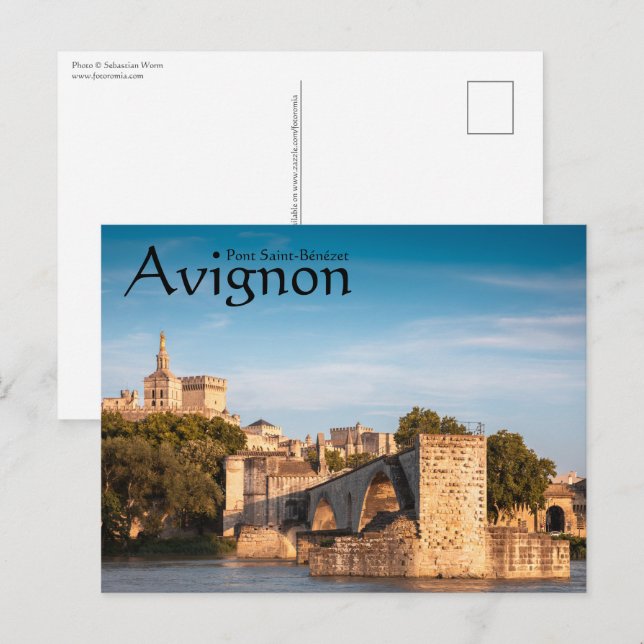Carte Postale Avignon France (Devant / Derrière)