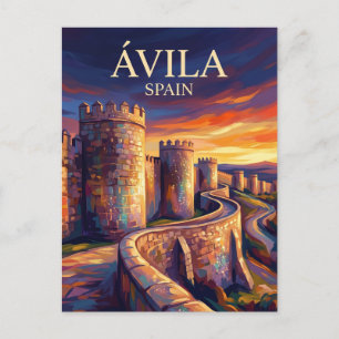 Carte Postale Ávila - Remparts Espagne