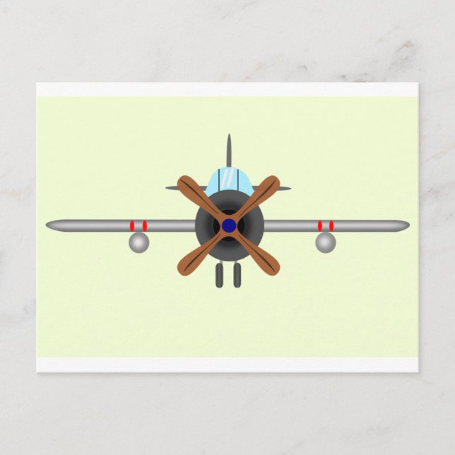 Carte Postale Avion (Devant)