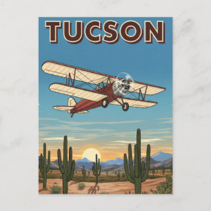 Carte Postale Avion à Tuscon Arizona Voyage