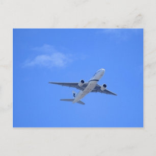 Carte Postale Avion commercial