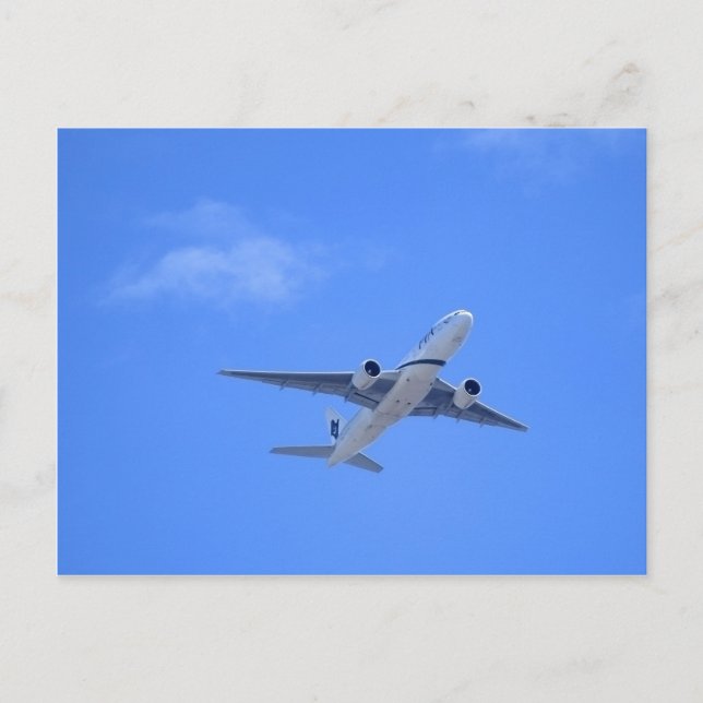 Carte Postale Avion commercial (Devant)