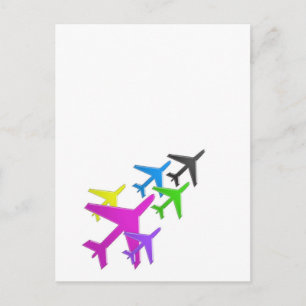 Carte Postale avion d'avion cadeaux pour les enfants AIRPLANE