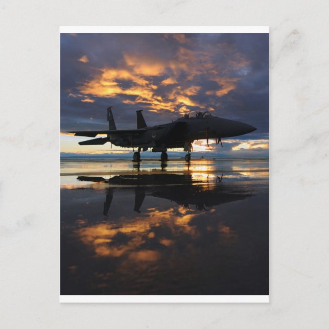 Carte Postale Avion de chasse à réaction Destiny (Devant)
