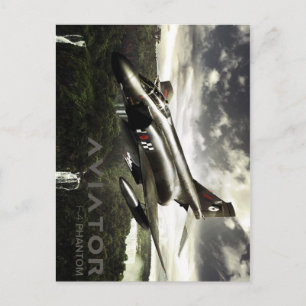 Carte Postale Avion de chasse fantôme F-4