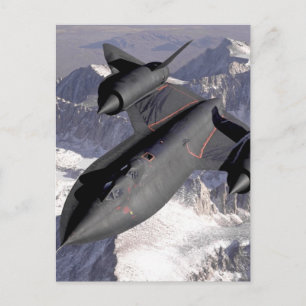 Carte Postale Avion de chasse supersonique