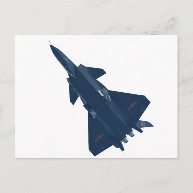 CARTE POSTALE AVION DE COMBAT RUSSIE (Devant)