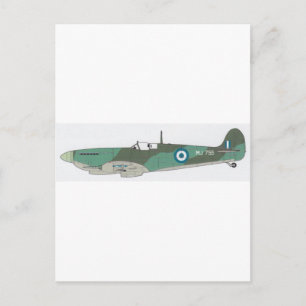 Carte Postale avion de tir