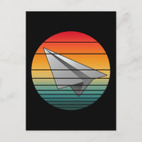 Avion en papier vintage