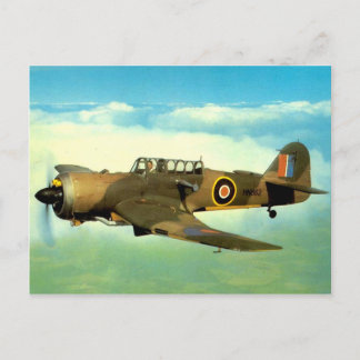 Carte Postale Avion historique de 2ème guerre mondiale en vol