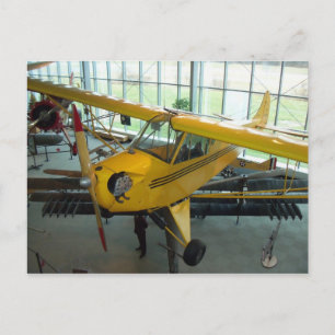 Carte Postale Avion Jaune.  College Park Aviation Museum