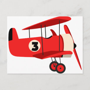Carte Postale Avion vintage