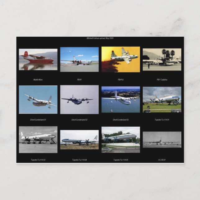 Carte Postale Avions (Devant)