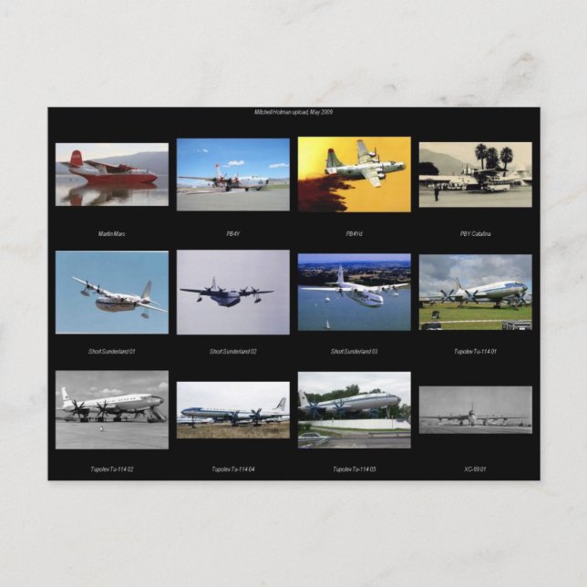 Carte Postale Avions (Devant)