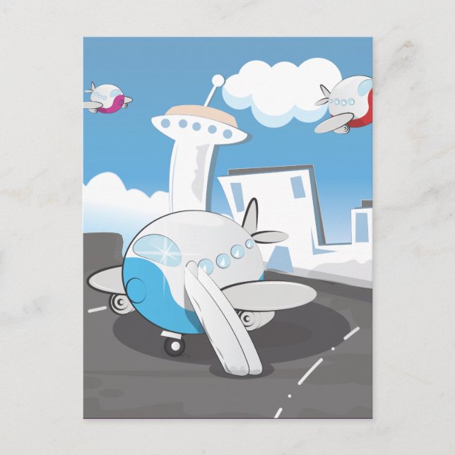 Carte Postale Avions de jouets (Devant)