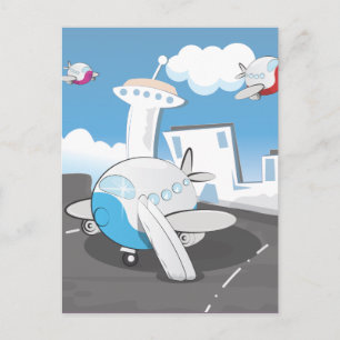 Carte Postale Avions Jouets