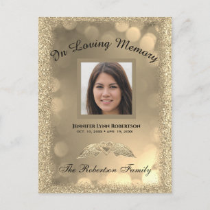 Carte Postale Avis de décès