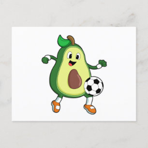 Carte Postale Avocat au Soccer Sports