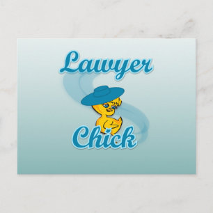 Carte Postale Avocat Chick #3
