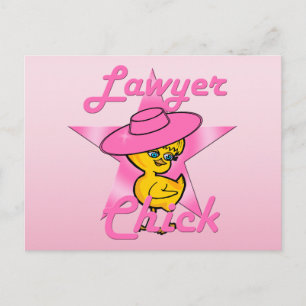 Carte Postale Avocat Chick #8