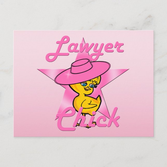 Carte Postale Avocat Chick #8 (Devant)
