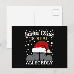 Carte Postale Avocat Noël - Père Noël est réel