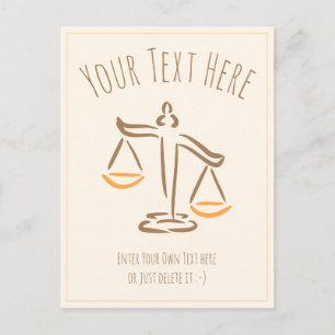 Carte Postale Avocat Procureur Juge Cabinet d'avocats / Bu