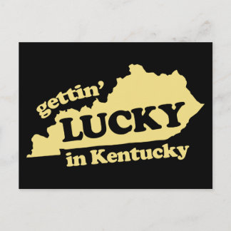 Carte Postale avoir de la chance au kentucky
