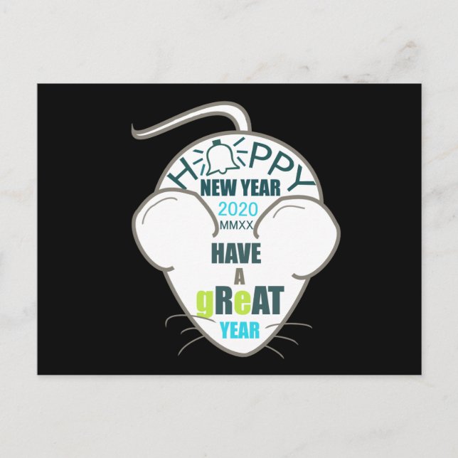 Carte Postale Avoir un gReAT Année 2020 (Devant)