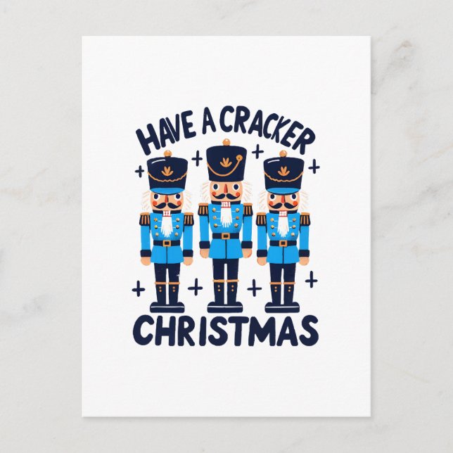 Carte Postale Avoir un Noël casse-noisette (Devant)