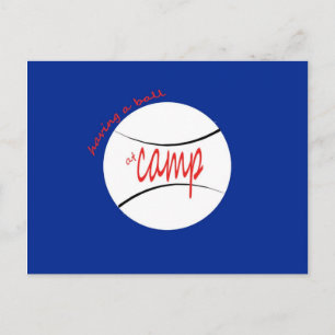 Carte Postale Avoir une balle au camp