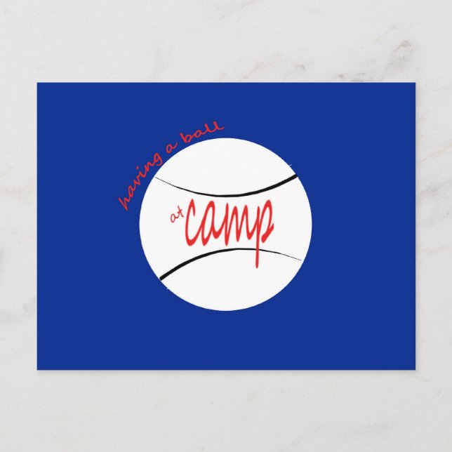 Carte Postale Avoir une balle au camp (Devant)