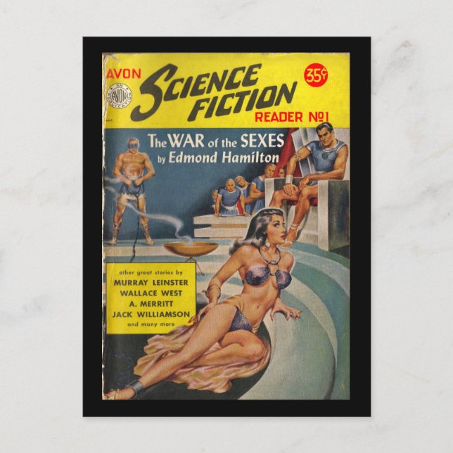 Carte Postale Avon Science Fiction Reader 01 (1951.Avon)_Pulp Ar (Devant)