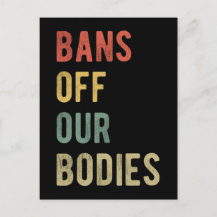 Carte Postale Avortement Pro - Interdit Nos Corps I