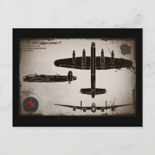 Carte Postale Avro 683 Lancaster 1
